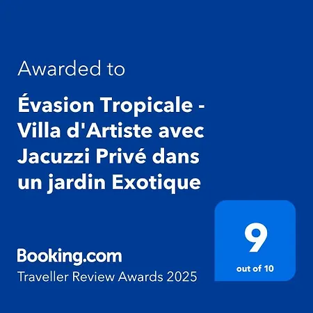 Evasion Tropicale - D'artiste Avec Jacuzzi Prive Dans Un Jardin Exotique Merignac (Gironde)